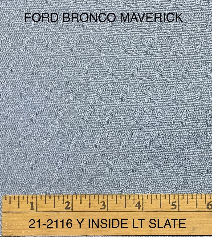 21.2116 Y INSIDE LIGHT SLATE 2021 FORD BRONCO MAVERICK**IN STOCK** 